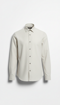 Crisp Cotton Button-Down Shirt in Poplin