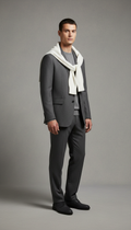 Wool Overshirt in Urban Gray