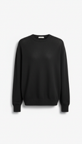 Graphite Black Merino Knit Sweater