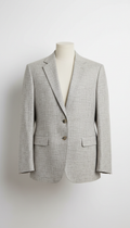 Tailored Wool Blazer with Soft Shoulders